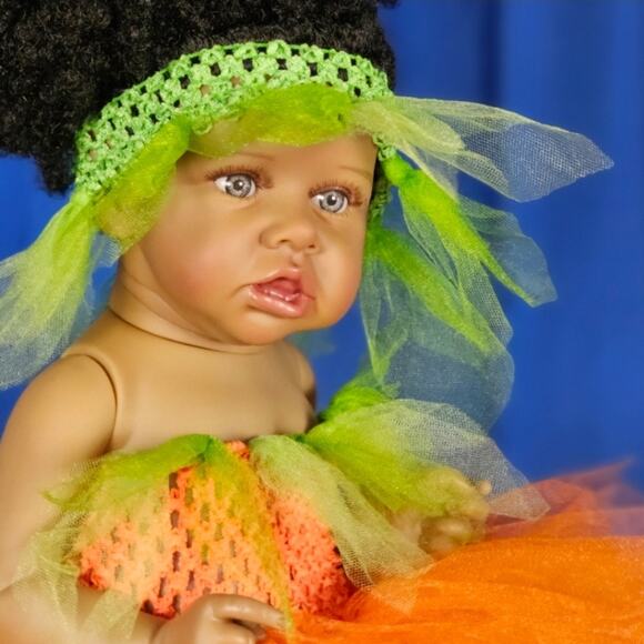 BLACK FRIDAY SALE -Tutu Dress And Headband Set NWT Size NB - 6 Months Lil Punkin - Picture 5 of 9